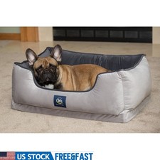 Orthopedic Cuddler Pet Bed Dogs Curled Up Supportive Pillow-Like Design Washable