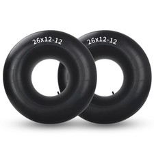 26x12-12 Butyl Inner Tubes, 2 Pack with TR13 Valve Stem, Heavy 26x12-12,tr13