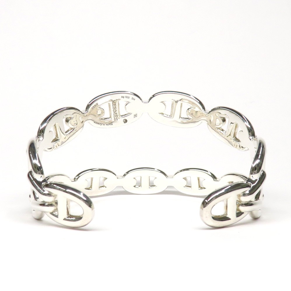 Hermes Bracelet Chaine d'Ancre Anchaine Double SH Ag925 Silver 2025 Jewelry View 2