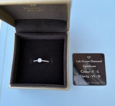 Warren James 0.50ct Diamond Engagement Ring 9ct White Gold