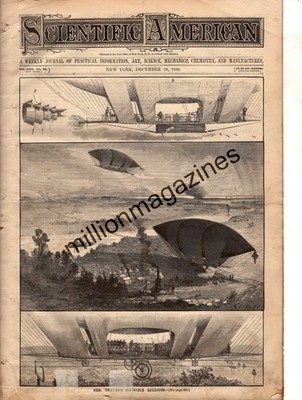 1885 Scientific American December 26-Dirigible balloon;Carnivorous parrots;Index
