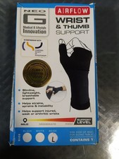 Neo G Airflow Wrist  Thumb Mild Support Sleeve Beige Size Large Damaged Box K7
