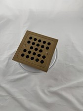 Signature Hardware SH608BG FundamentALL 4-1/2" Square Shower Drain Brushed Gold