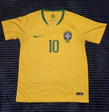 Nike Brazil Neymar Jr #10 2018 Home Jersey - Sz XL