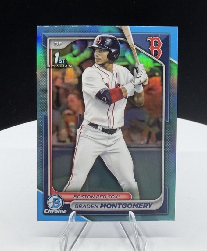 2024 Bowman Draft #BDC-58 Braden Montgomery Chrome Sky Blue Refractor
