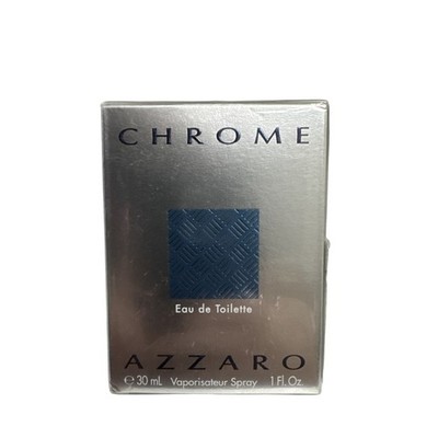 Azzaro Chrome Eau de Toilette 30ml 1oz Mens Fragrance Spray New Sealed Box
