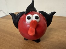 Pupazzo in plastica Moplas a salvadanaio anni 70 vintage da collezione