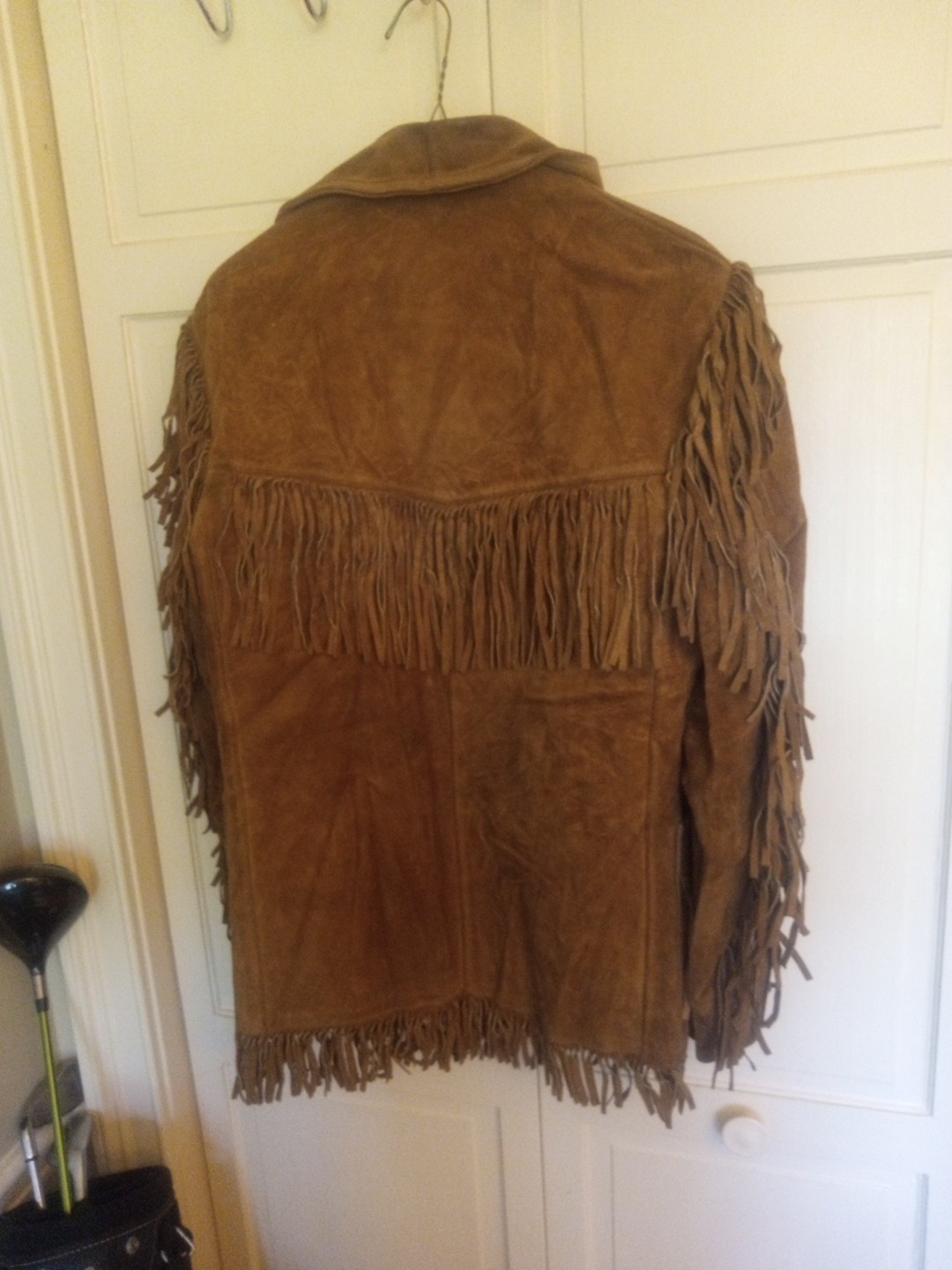 Rancher Western Vintage Jacket By Schott Bros Fringe Leather MADE IN USA Sz 38