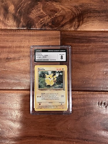Pikachu (Unlimited) graded CGC 8 for sale on eBay