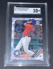 2019 Bowman - Chrome Prospects Yordan Alvarez #BCP-123 (RC) Astros Houston 
