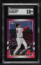 2021 Topps Chrome Pink Refractor Bobby Dalbec #151 SGC 10 GEM 0dj0