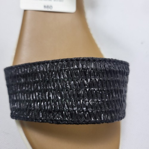 A.N.A A New Approach Sandals Womens 8.5 M Liah Memory Foam Black Ankle Strap New - Picture 7 of 10