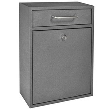 Mail Boss 7415 High Security Steel Locking Mailbox Granite Wall Mounted