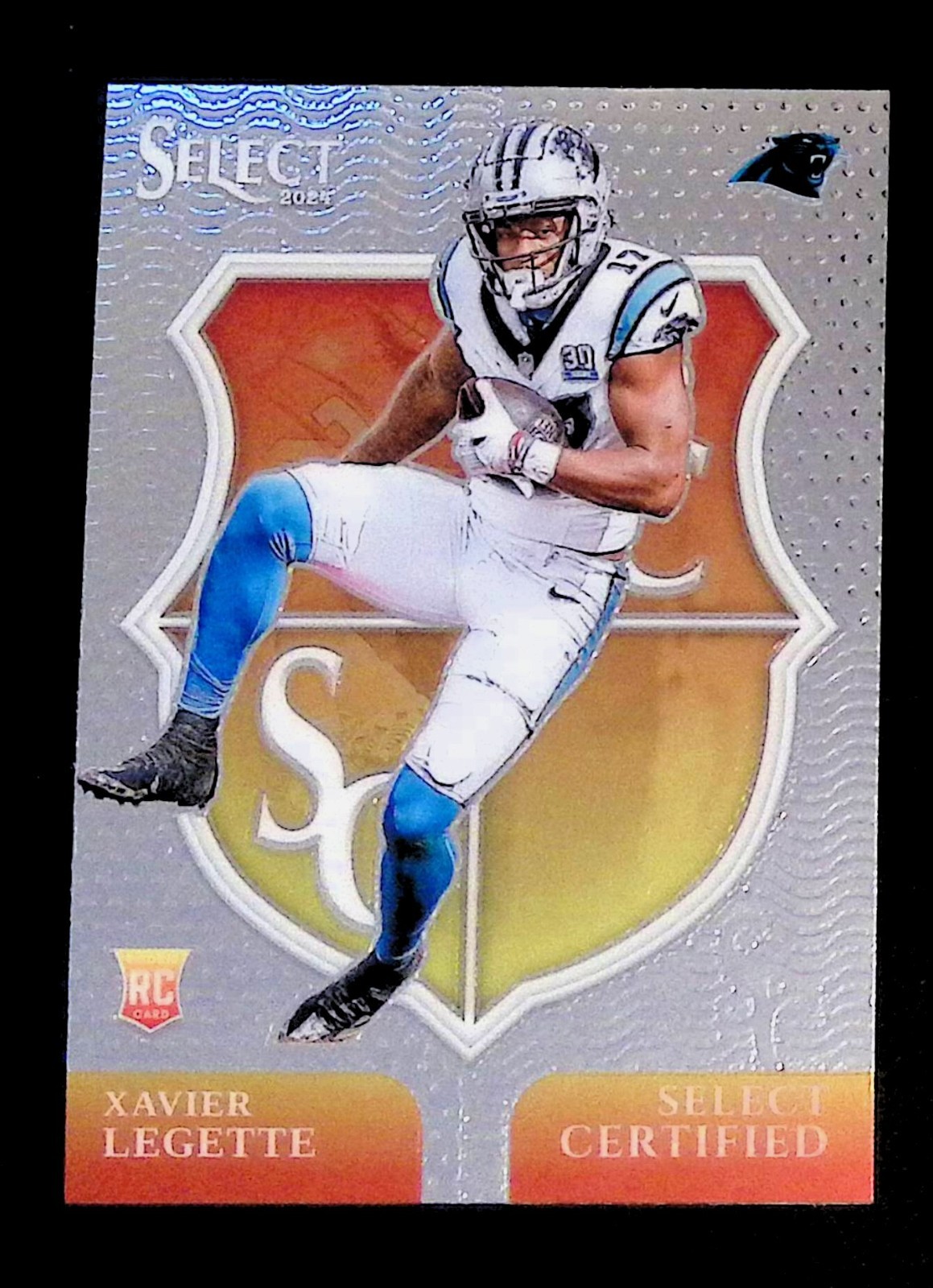 XAVIER LEGETTE RC 2024 Select Certified Rookies Football Card #14 PANTHERS