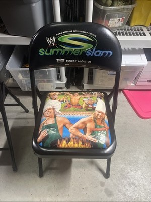 WWE Ringside Chair Summerslam 2006 TD Garden Boston Mass | eBay