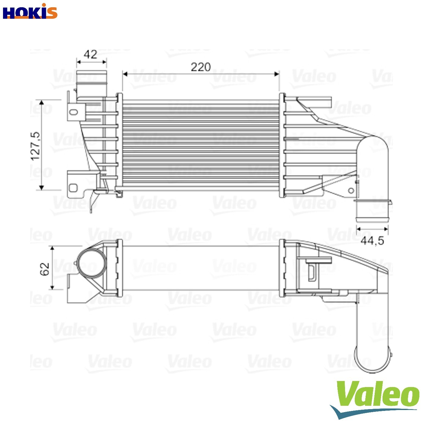 CHARGE AIR COOLER 818555 FOR VAUXHALL ASTRAVAN/Mk OPEL Z17DTL/17DTH 1.7L 4cyl