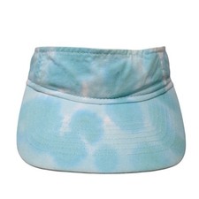 UltraClub Sun Visor Cap Blue One Size Adjustable Classic Cut Tie Dye Blank