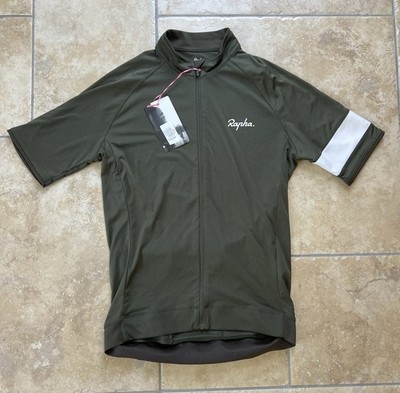 Rapha Herren Core Jersey - Medium - Dunkelgrün - Neu mit Etikett