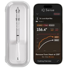 CHEF iQ Sense Smart Wireless Meat Thermometer Ultra-Thin Probe WiFi Unl...