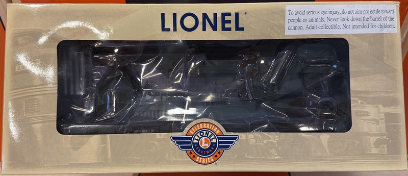 Lionel #6651-25 "BIG JOHN" Cannon Car Post War Celebration Series NIB #29853 