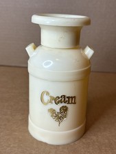 Plastic Creamer Containers - Milk Can - D.M. Plastics Vintage Retro Made in USA