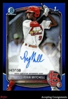 2025 Bowman Chrome Draft Blue Refractor Ryan Mitchell 1ST ROOKIE AUTO 147/150