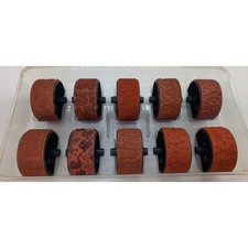 VTG Stampin Up Around the Wheel Jumbo Roller Stamp Lot 10pc Mixed Floral Holiday