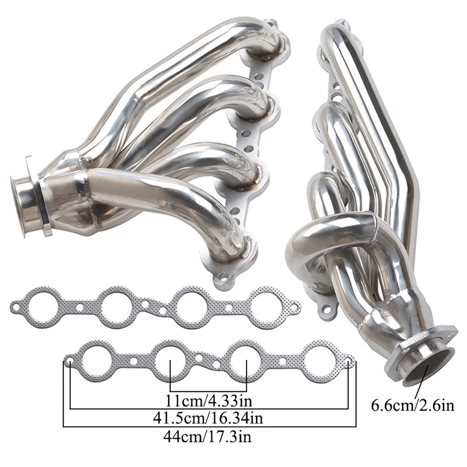 Cabezales colectores intercambiables de motor Sonoma para Chevrolet S10 Blazer LS1 1982-04 Foto 2 de 4