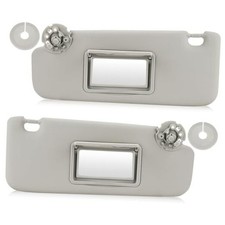 3 Hole Left  Right Sun Visor for 2011-2016 Chevy Cruze, Driver Left Right Grey