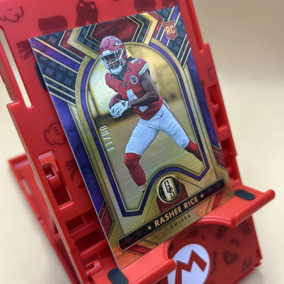 2023 Panini Gold Standard RASHEE RICE Rookie Purple 8/14 RC Chiefs SSP Chiefs - Image 2 of 4