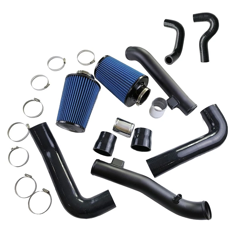 For 2.5" Nissan Infiniti 370Z / G37 Q60 Dual Cold Air Intake Kit+Blue Air Filter Foto 2 de 4