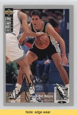 1994-95 Collector's Choice Silver Foil Signature Vinny Del Negro #115 READ 1m8