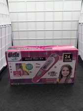 Girls Creator Jewel Hair Kit Rhinestone Stamper 24 Gems DIY Hair Accessory