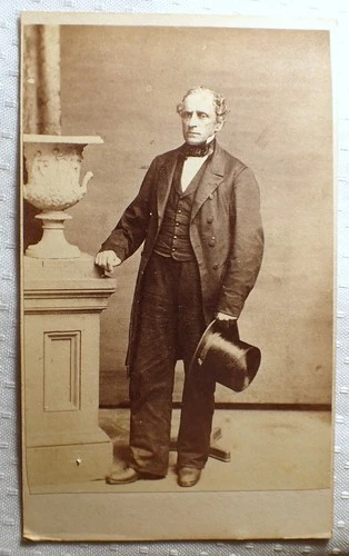 Original Civil War CDV Photo UNDERTAKER Lewis Fayette