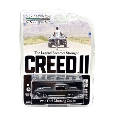 Greenlight 44950-F Ford Mustang Coupe ''Creed II'' matt schwarz 1967 - Hollywood 