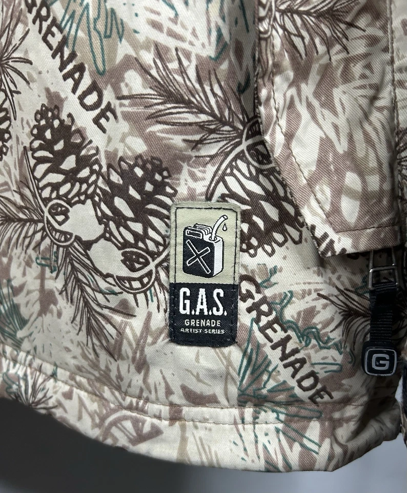 Chaqueta de esquí snowboard Grenade Fatigue Project para hombre talla grande (leer) Foto 4 de 4