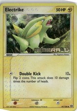 Pokemon Electrike - 047/106 Common Holo EX Emerald Stamped 2005 47/106 HP on eBay