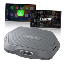 AD1 Wireless Carplay Box Adapter with HDMI AD1 Wireless Carplay Box (Gray)