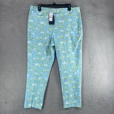 NWT Brooks Brothers Pants Women's Stretch Vintage Lamb Ankle Fit Size 14 3H