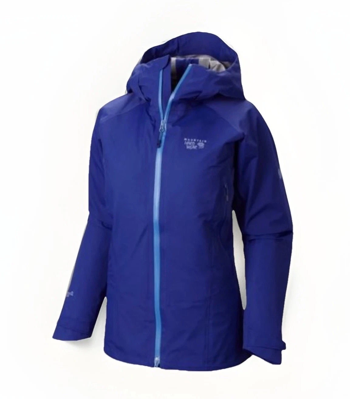 Mountain Hardwear Rain Dry Q Jacket Womens S Purple Blue Shell Hood Snow Outdoor