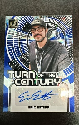 2026 Panini NASCAR Eric Estepp Blue Auto #TCS-EET