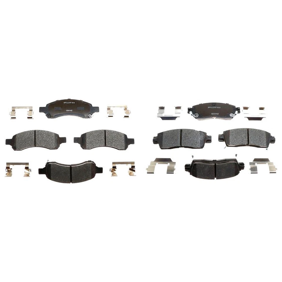 Pastillas de freno delanteras y traseras de cerámica para Buick Rainier 2007 2006 línea R - Raybestos Foto 4 de 4