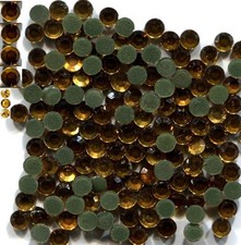 Rhinestones 20ss 5mm TOPAZ CRYSTAL Hot Fix iron on 2 Gross 288 Pieces