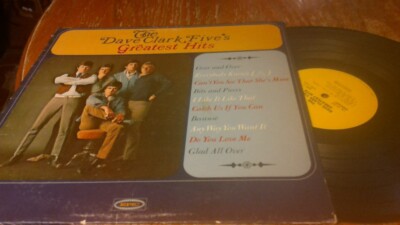 THE DAVE CLARK 5 FIVE -GREATEST HITS MONO  Vinyl LP  vg+