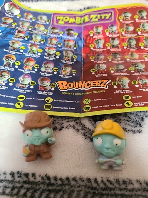 Zombie Zity Bouncerz 2 Count With Checklist | eBay