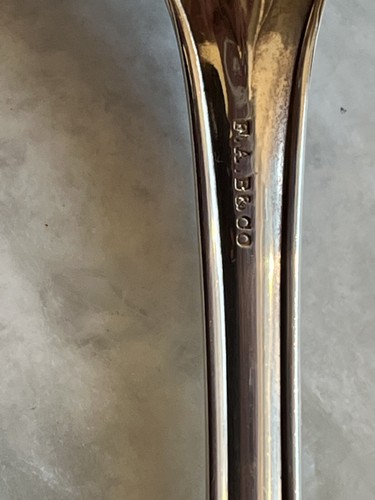 F.A.B. & Co. Francis A. Bonnell, Syracuse, NY 2 Coin Silver Spoons 8 5/8” Mono - 第 9/13 張圖片