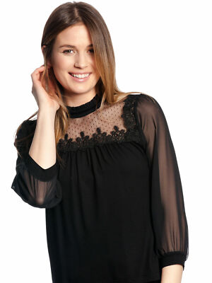 Vive Maria   Lydia Ladies Blouse, Bluse, Shirt  Damen schwarz S 36