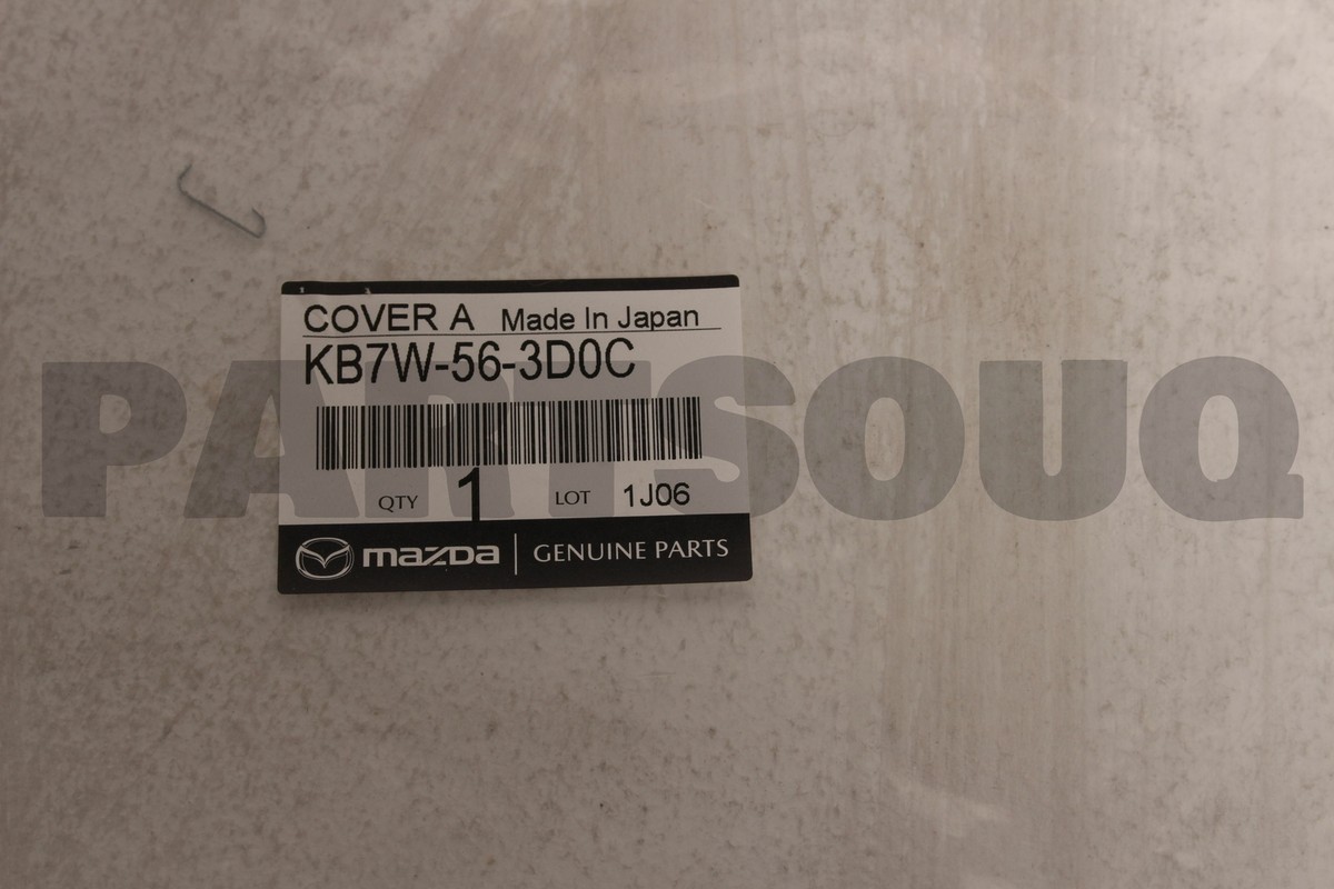 Genuine Mazda COVER(R),UNDER KB7W-56-3D0C 7W563D0C | Genuine OEM