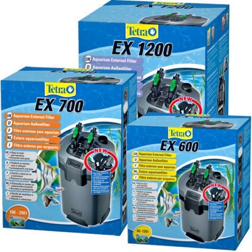 Tetratec EX600 EX800 EX1200 Tetra Aquarium External Fish Tank Filter