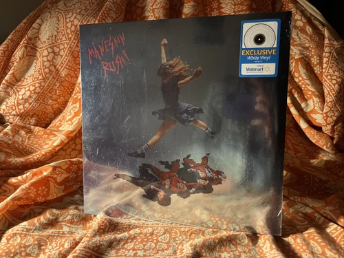 SEALED Maneskin RUSH White WHITE Vinyl LP Silver Foil Sleeve NEW teatro chosen